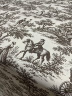 Toile de Jouy 2'li Kırlent Kılıfı Fransız Köylü Desenli